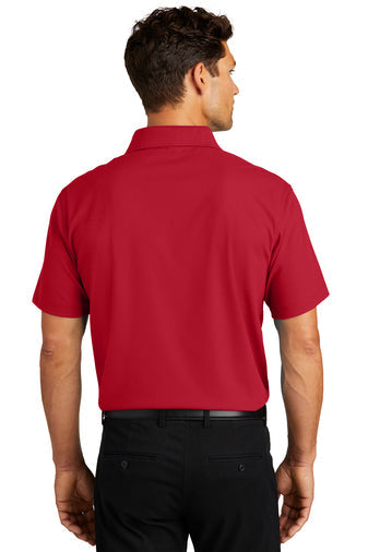 Port Authority Dry Zone Grid Polo with custom logo embroidery