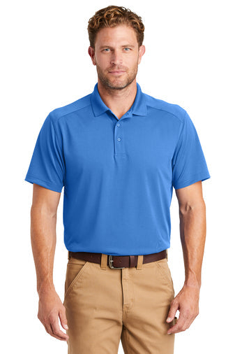 CornerStone Select Lightweight Snag-Proof Polo with custom logo embroidery