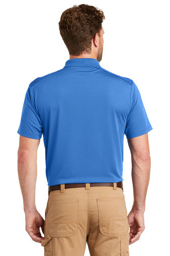 CornerStone Select Lightweight Snag-Proof Polo with custom logo embroidery