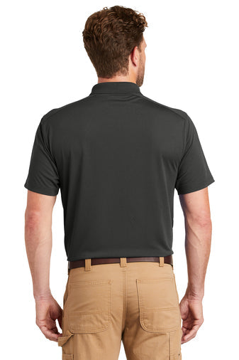 CornerStone Select Lightweight Snag-Proof Polo with custom logo embroidery