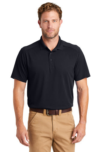 CornerStone Select Lightweight Snag-Proof Polo with custom logo embroidery