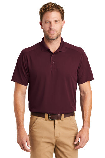 CornerStone Select Lightweight Snag-Proof Polo with custom logo embroidery