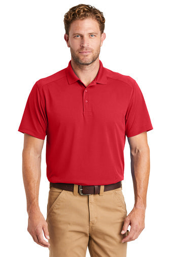 CornerStone Select Lightweight Snag-Proof Polo with custom logo embroidery