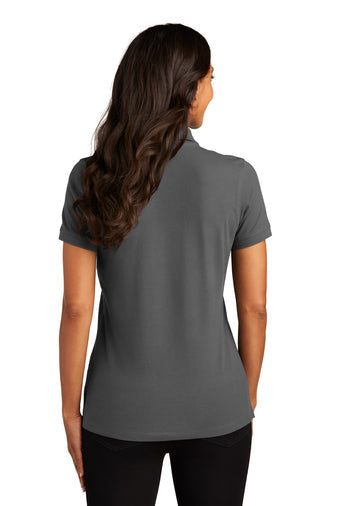 Port Authority Women's EZCotton Polo with custom logo embroidery