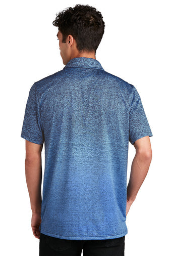 Sport-Tek Ombre Heather Polo with custom logo embroidery