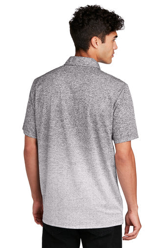 Sport-Tek Ombre Heather Polo with custom logo embroidery