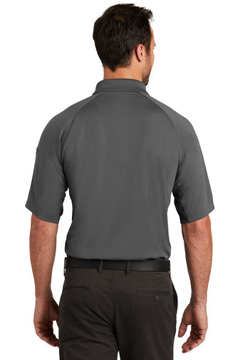 CornerStone Select Lightweight Snag-Proof Tactical Polo with custom logo embroidery