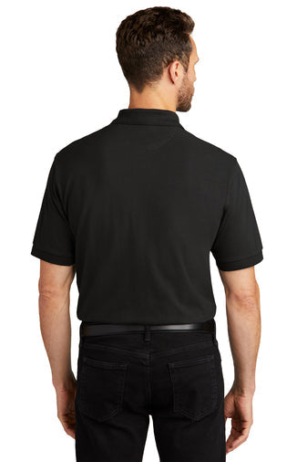 Port Authority Heavyweight Cotton Pique Polo with custom logo embroidery