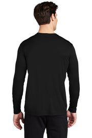 Sport-Tek Posi-UV Pro Long Sleeve Tee with custom logo embroidery