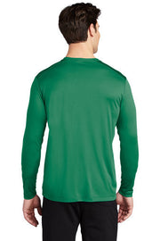 Sport-Tek Posi-UV Pro Long Sleeve Tee with custom logo embroidery