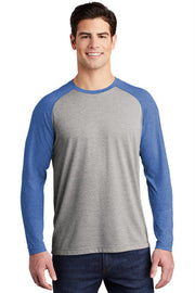 Sport-Tek Posi-UV Pro Long Sleeve Tee with custom logo embroidery