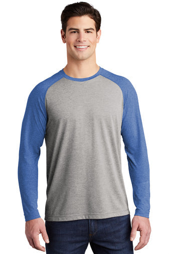 Sport-Tek Posi-UV Pro Long Sleeve Tee with custom logo embroidery