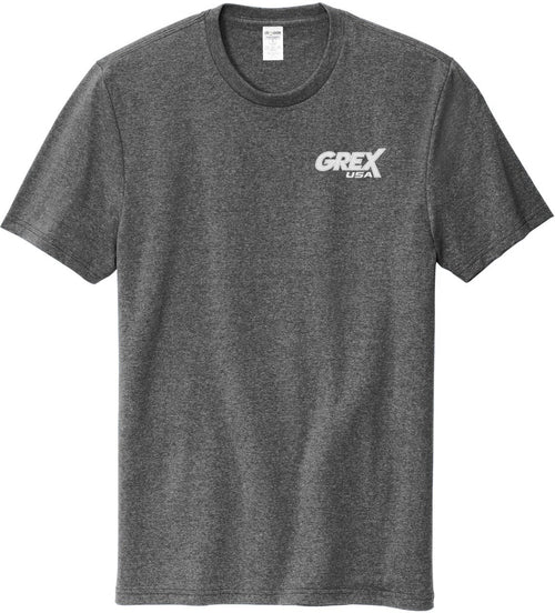 Allmade Unisex Recycled Blend Tee with custom logo embroidery