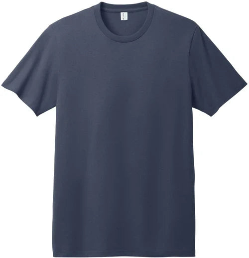 Allmade Unisex Heavyweight Recycled Cotton Tee with custom logo embroidery