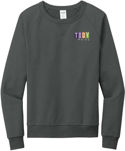 Allmade Unisex Organic French Terry Crewneck Sweatshirt with custom logo embroidery