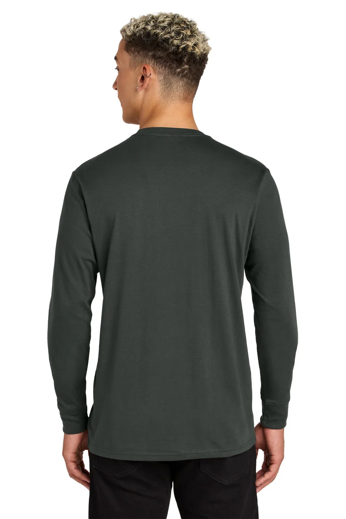 Allmade Unisex Long Sleeve Organic Cotton Tee with custom logo embroidery