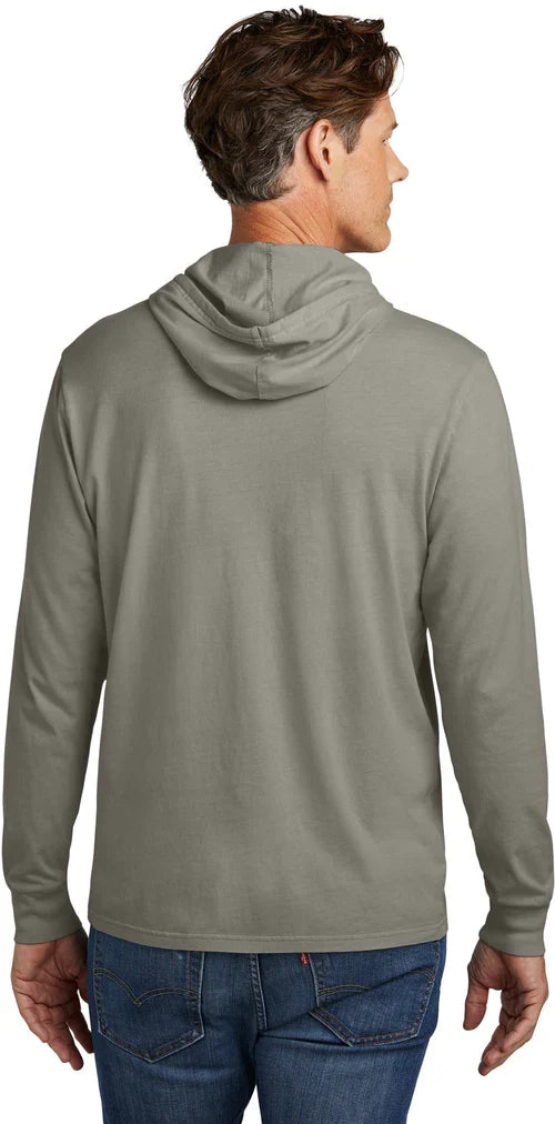 Allmade Unisex Mineral Dye Organic Cotton Hoodie Tee with custom logo embroidery