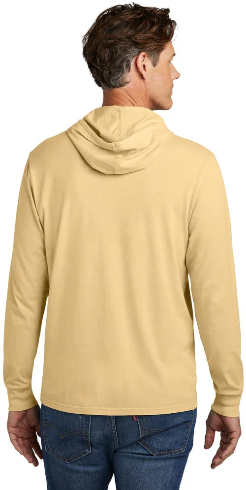 Allmade Unisex Mineral Dye Organic Cotton Hoodie Tee with custom logo embroidery
