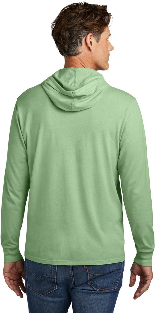 Allmade Unisex Mineral Dye Organic Cotton Hoodie Tee with custom logo embroidery
