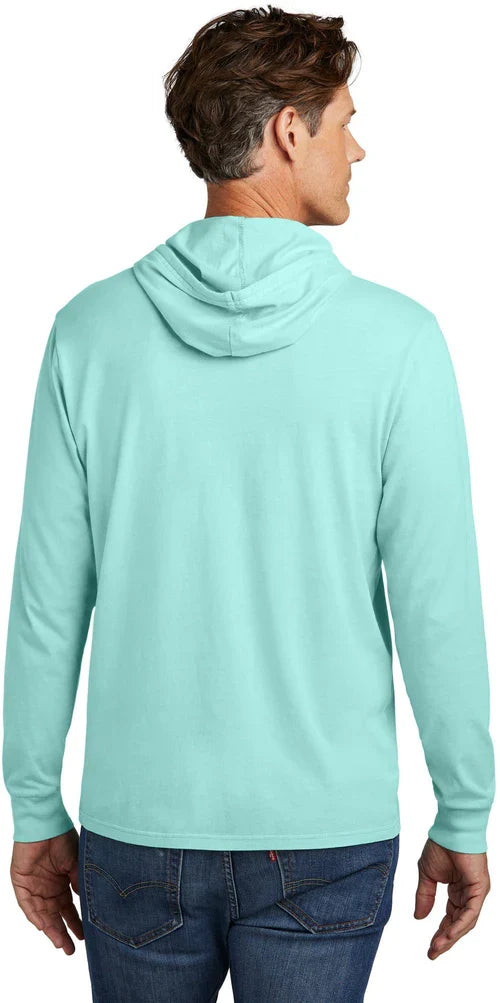 Allmade Unisex Mineral Dye Organic Cotton Hoodie Tee with custom logo embroidery