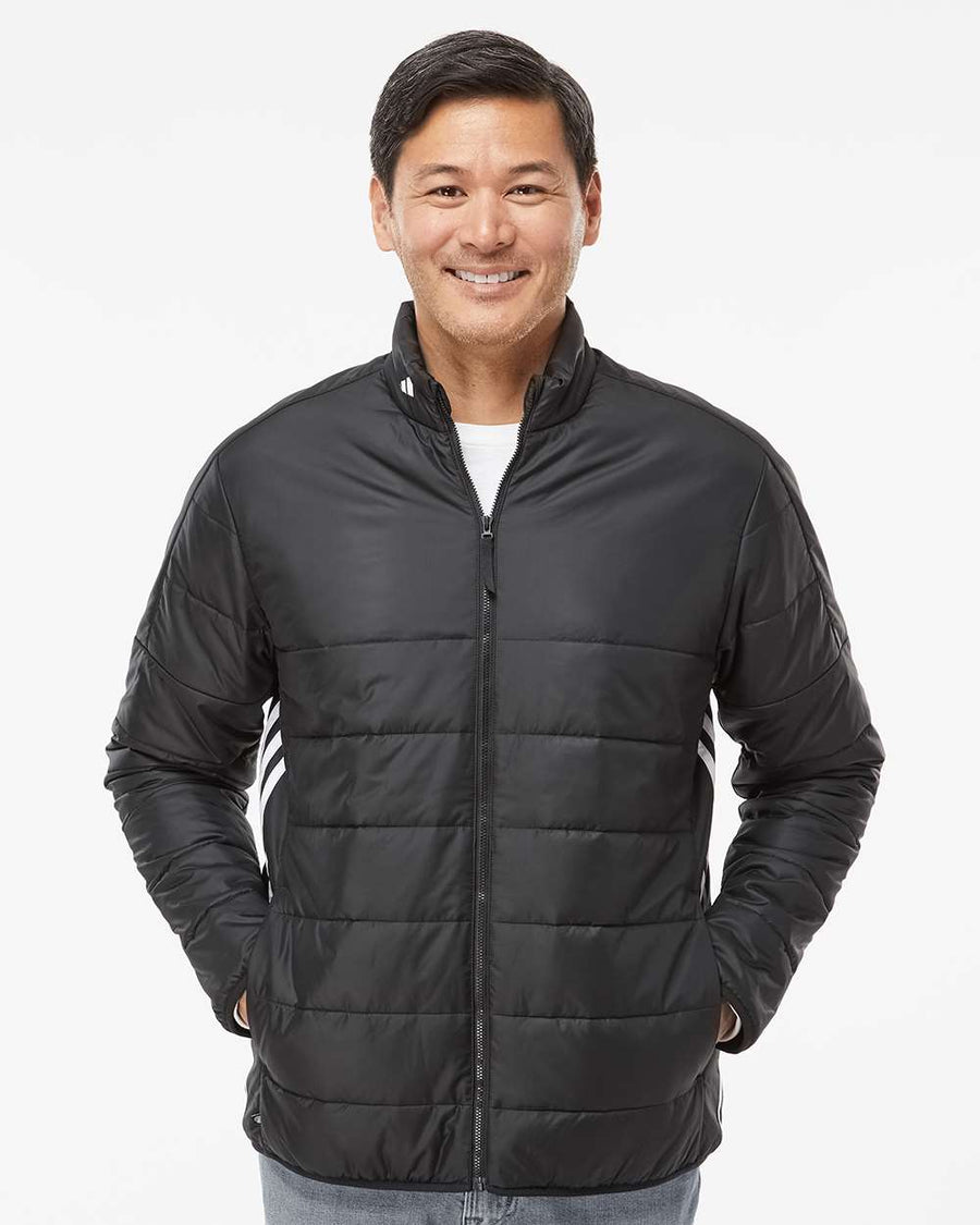 Adidas 3-Stripes Puffer Full-Zip Jacket