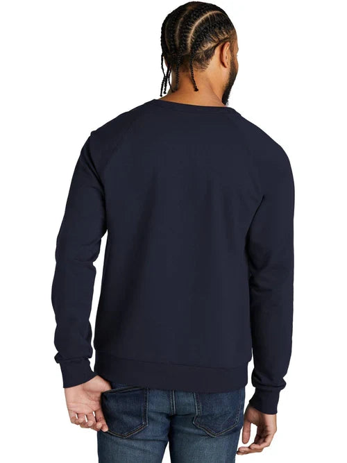 Allmade Unisex Organic French Terry Crewneck Sweatshirt with custom logo embroidery