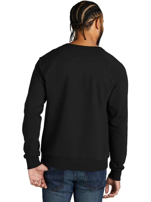 Allmade Unisex Organic French Terry Crewneck Sweatshirt with custom logo embroidery