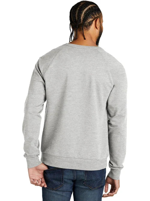 Allmade Unisex Organic French Terry Crewneck Sweatshirt with custom logo embroidery