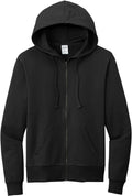Allmade Unisex Organic French Terry Full-Zip Hoodie with custom logo embroidery