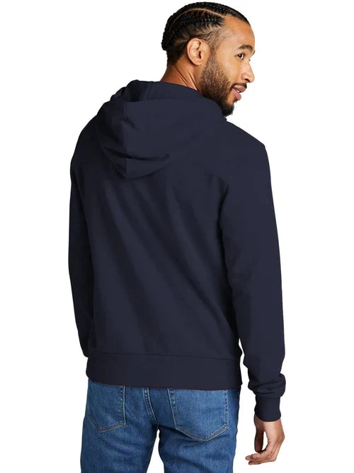 Allmade Unisex Organic French Terry Pullover Hoodie with custom logo embroidery