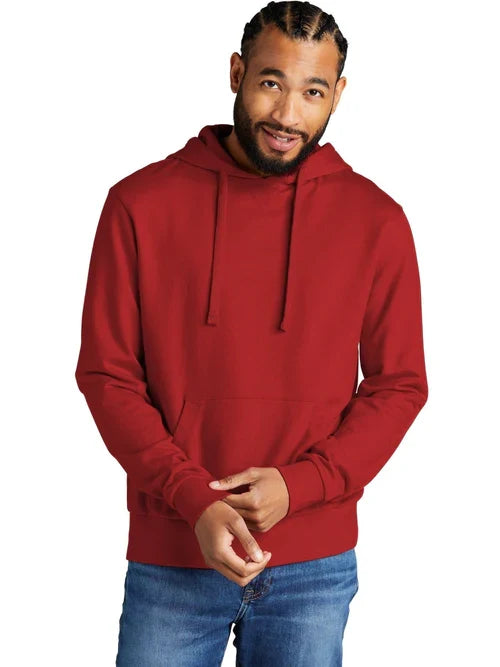 Allmade Unisex Organic French Terry Pullover Hoodie with custom logo embroidery