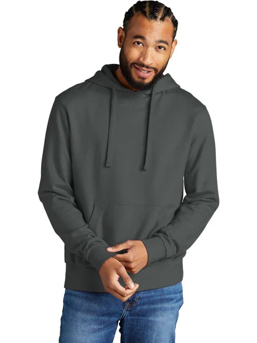 Allmade Unisex Organic French Terry Pullover Hoodie with custom logo embroidery