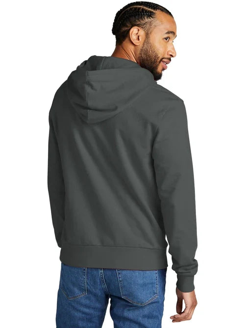 Allmade Unisex Organic French Terry Pullover Hoodie with custom logo embroidery