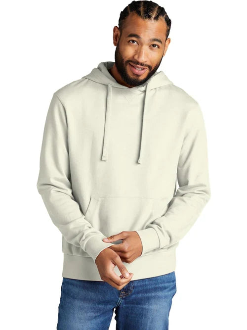 Allmade Unisex Organic French Terry Pullover Hoodie with custom logo embroidery