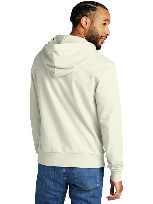 Allmade Unisex Organic French Terry Pullover Hoodie with custom logo embroidery