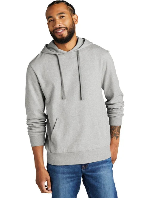 Allmade Unisex Organic French Terry Pullover Hoodie with custom logo embroidery