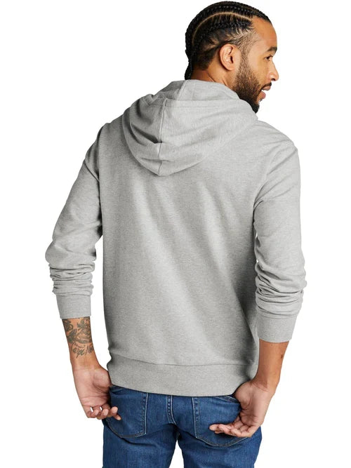 Allmade Unisex Organic French Terry Pullover Hoodie with custom logo embroidery
