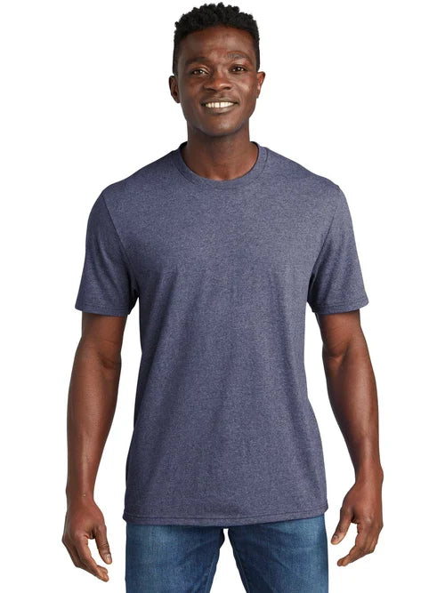 Allmade Unisex Recycled Blend Tee with custom logo embroidery