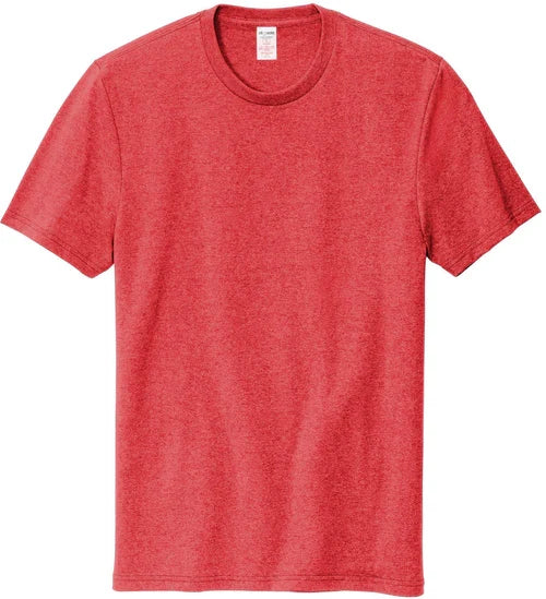 Allmade Unisex Recycled Blend Tee with custom logo embroidery