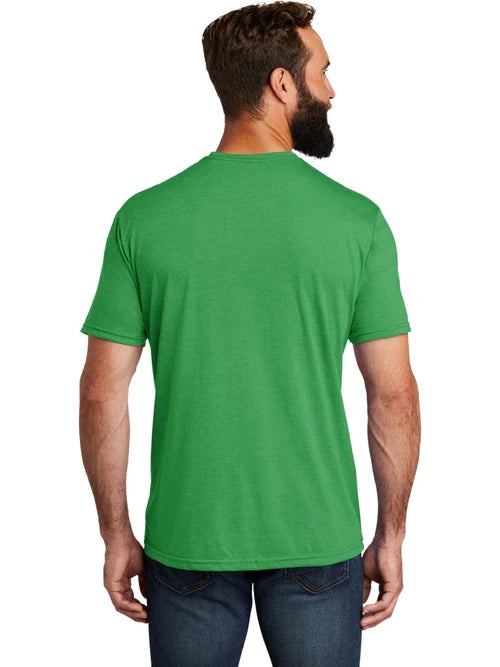 Allmade Unisex Tri-Blend Tee with custom logo embroidery