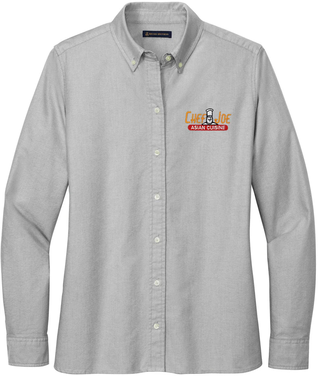Brooks Brothers Women’s Casual Oxford Cloth Shirt with custom logo embroidery