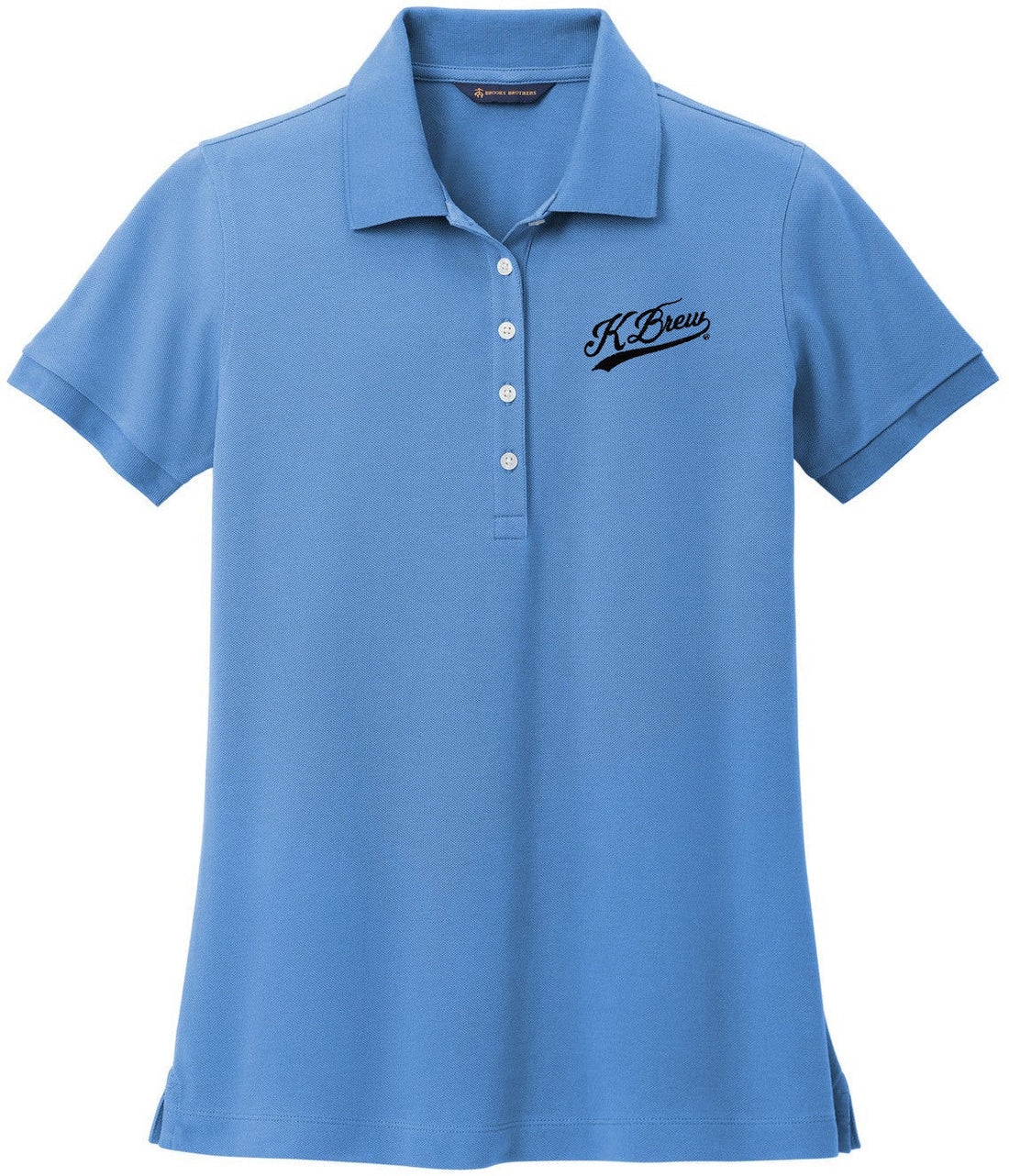 Brooks Brothers Women’s Pima Cotton Pique Polo with custom logo embroidery