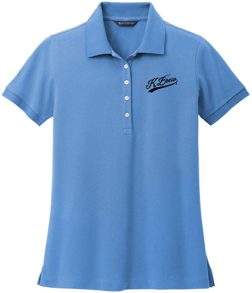 Brooks Brothers Women’s Pima Cotton Pique Polo with custom logo embroidery