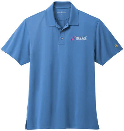 Brooks Brothers Mesh Pique Performance Polo with custom logo embroidery