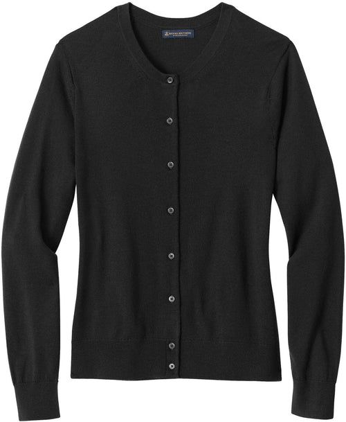 Brooks Brothers Women’s Washable Merino Cardigan Sweater with custom logo embroidery