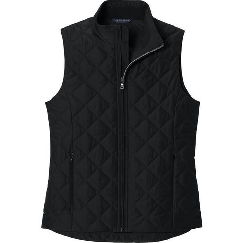 Brooks Brothers Women’s Quilted Vest with custom logo embroidery