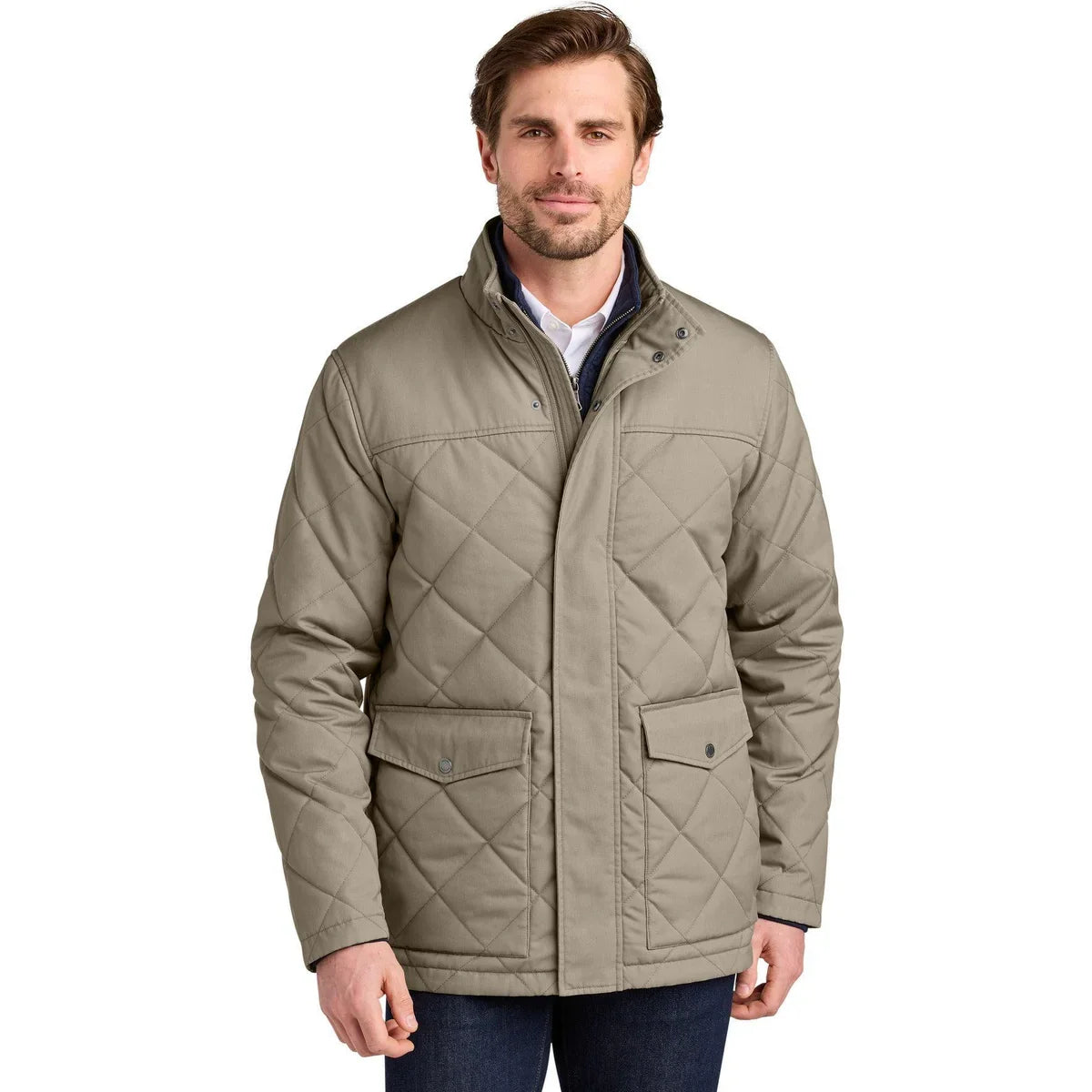 Brooks Brothers Field Coat with custom logo embroidery