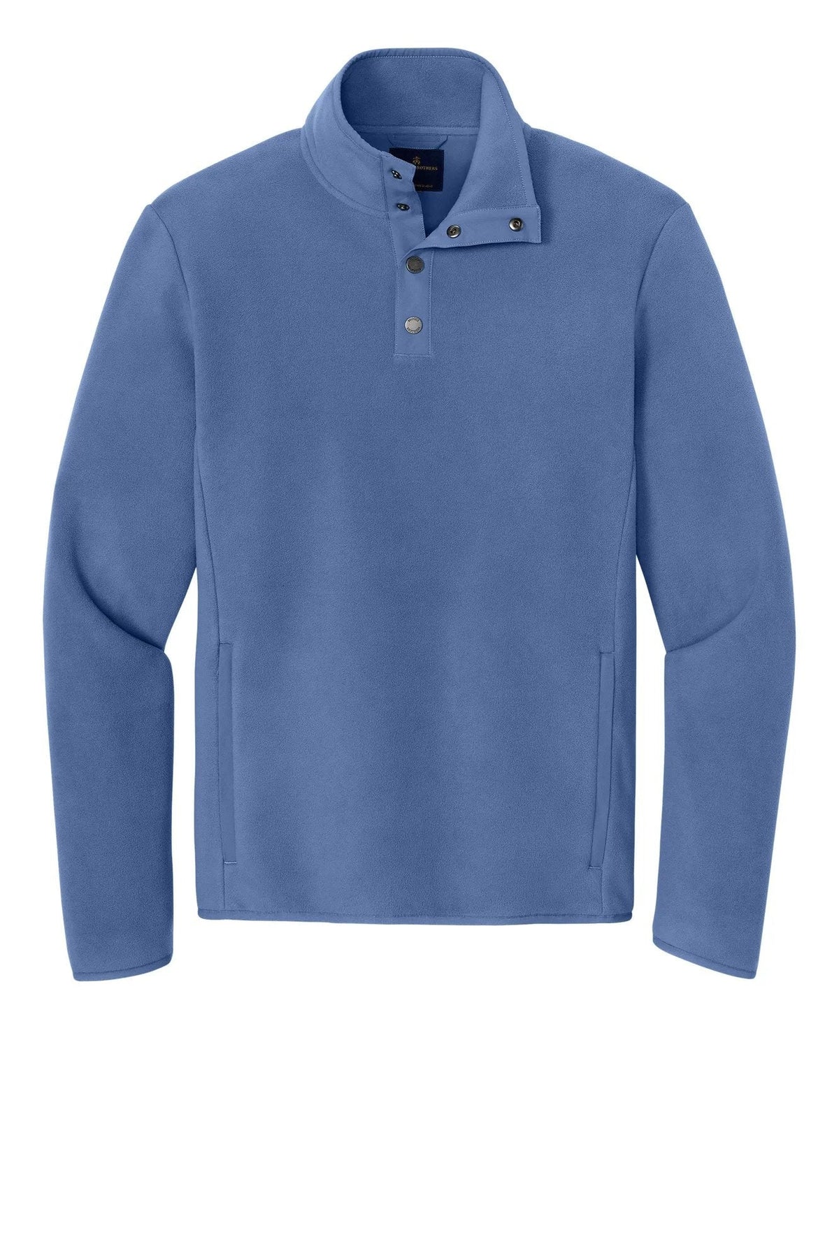 Brooks Brothers Fleece 1/4-Snap Neck with custom logo embroidery