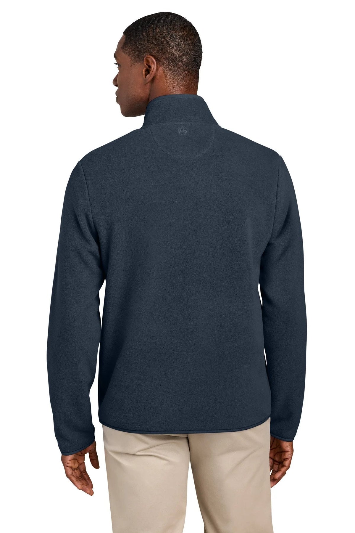 Brooks Brothers Fleece 1/4-Snap Neck with custom logo embroidery