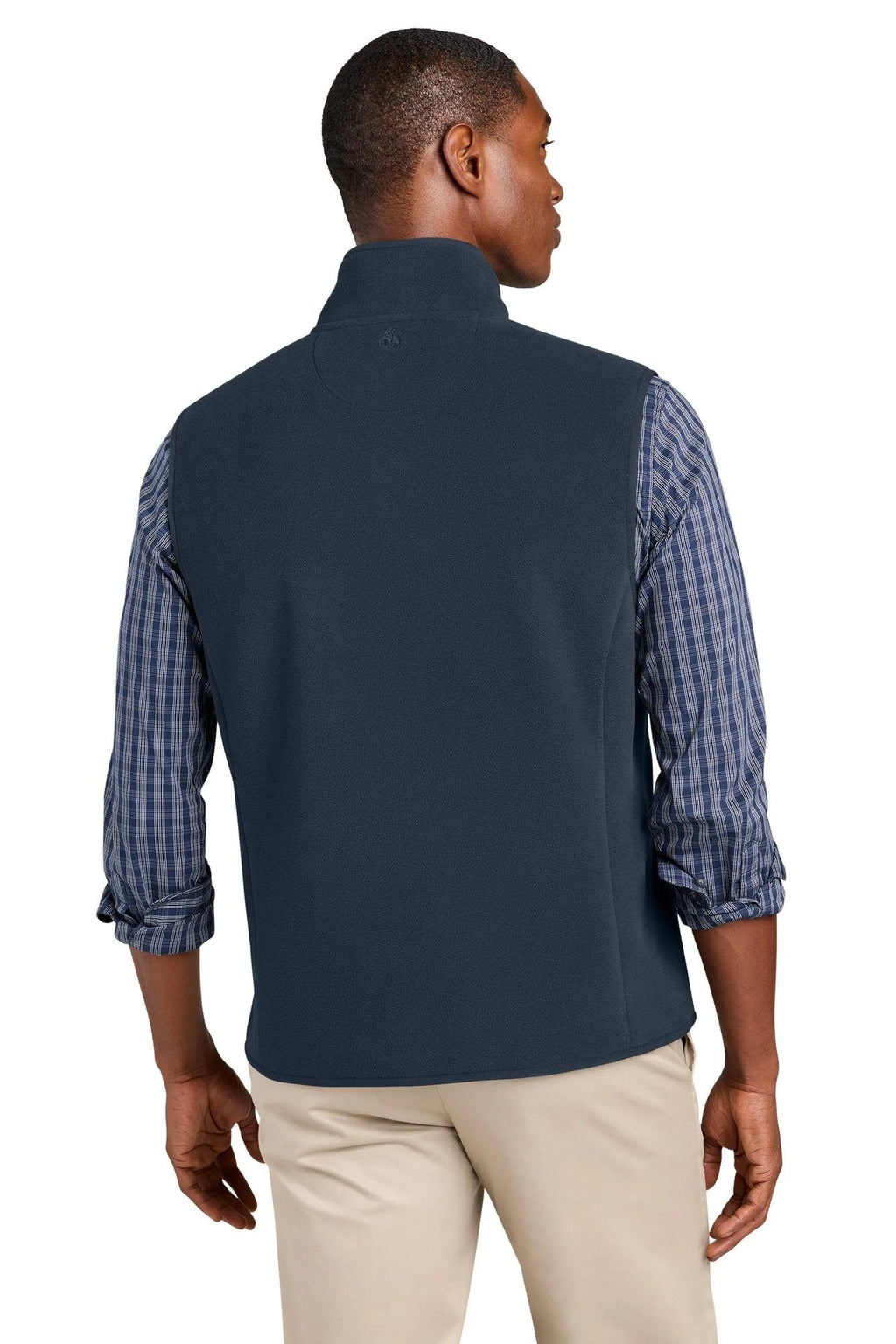 Brooks Brothers Fleece Vest with custom logo embroidery